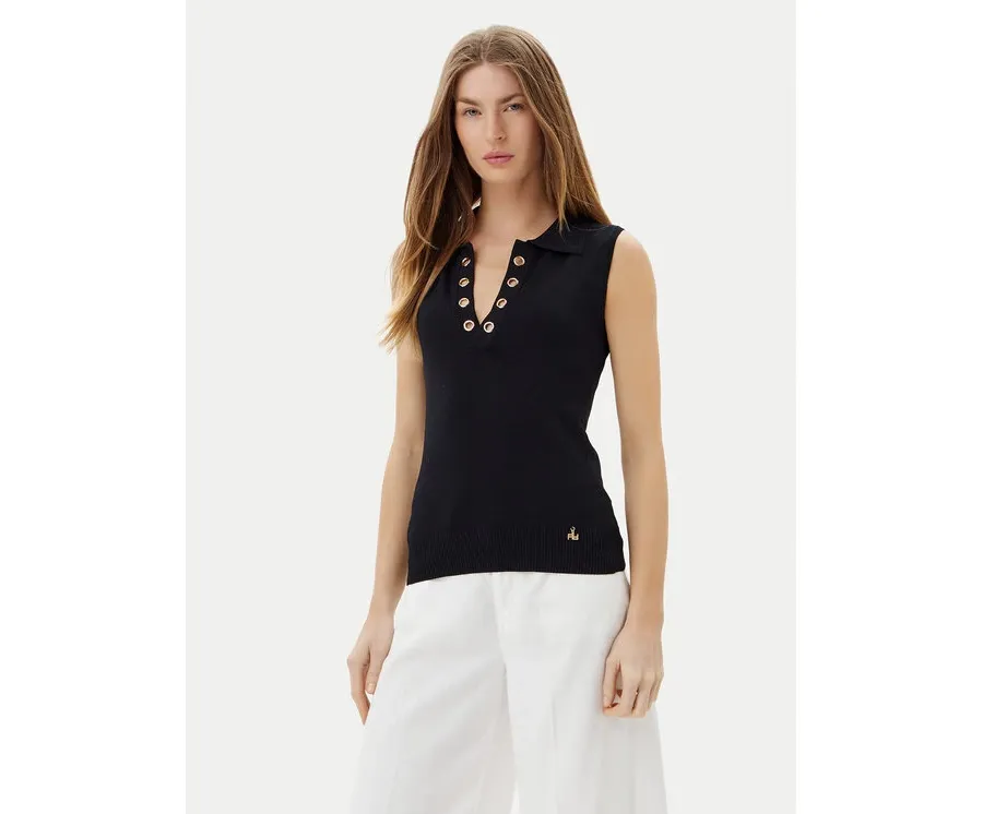 obrazek 1 ARTIGLI Sweter ACMA001885 Czarny Regular Fit
