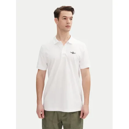 Zdjęcie Aeronautica Militare Polo 251PO1843P191 Biały Regular Fit