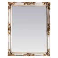 Picture Exclusive patinated Parigi mirror with gold decoration for the bathroom – 3SC