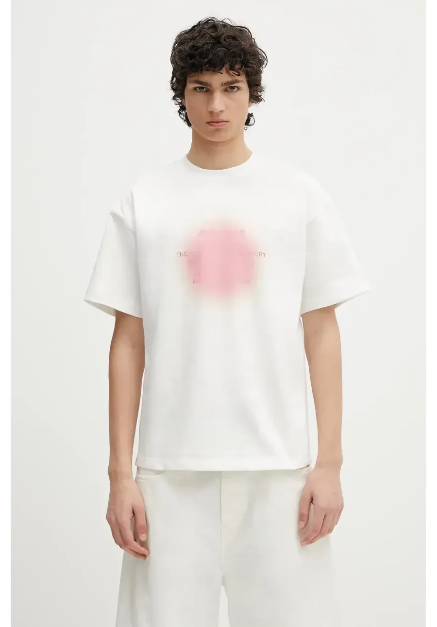 obrazek 1 Ader Error t-shirt Apparel-Top męski kolor biały z nadrukiem BO01SSTS0112PK