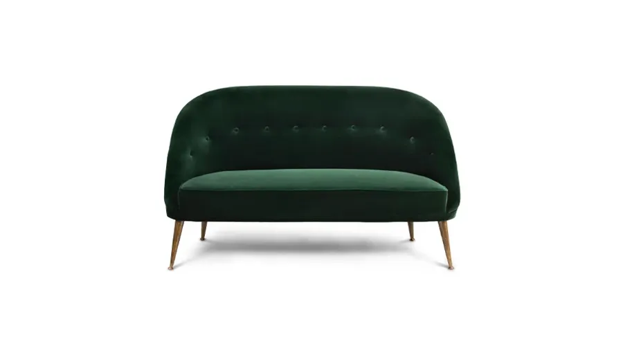 obrazek 1 Zielona portugalska dwuosobowa sofa