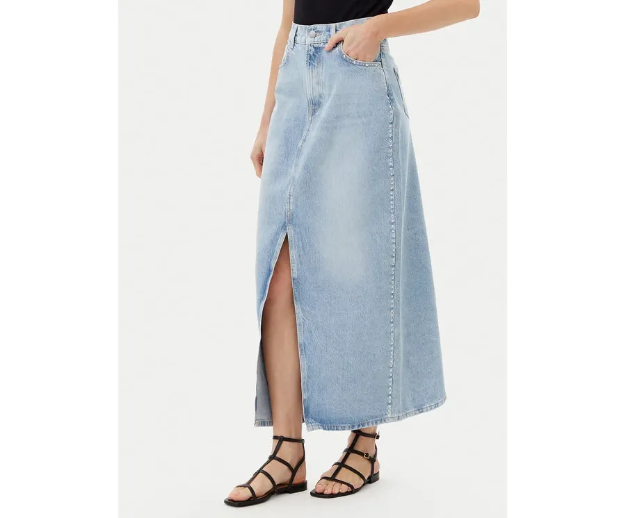 obrazek 1 Pepe Jeans Spódnica jeansowa PL901211 Niebieski Regular Fit