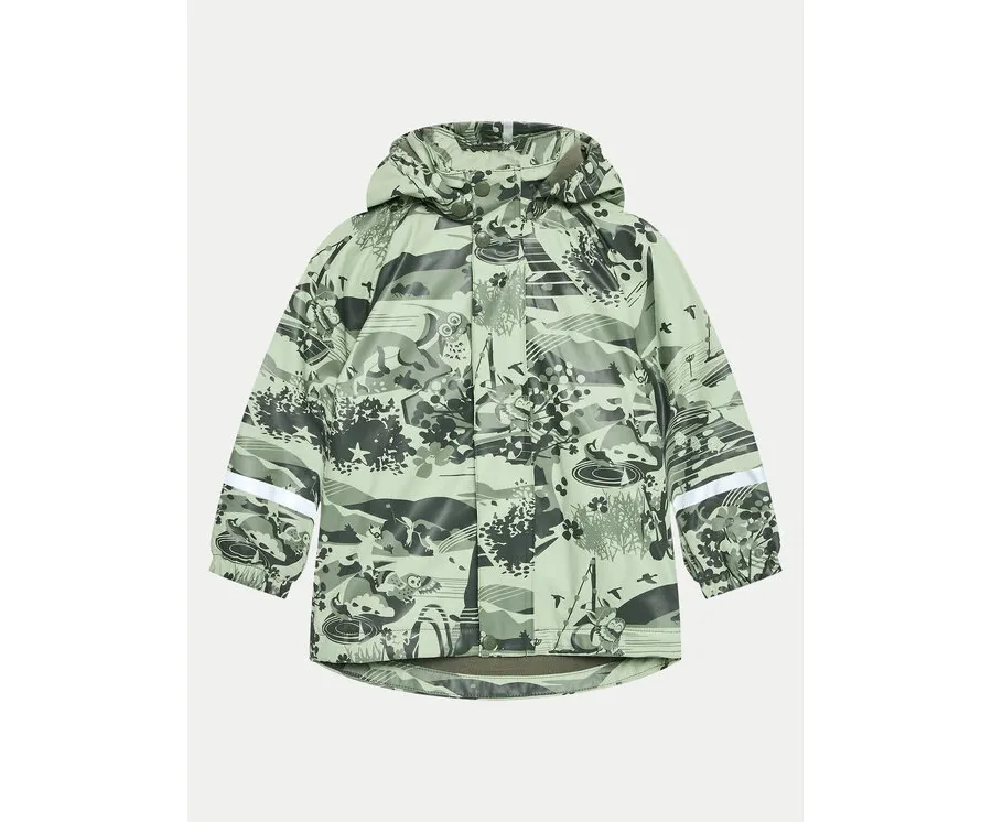 obrazek 1 Reima Kurtka przeciwdeszczowa Koski 5100024A Zielony Regular Fit