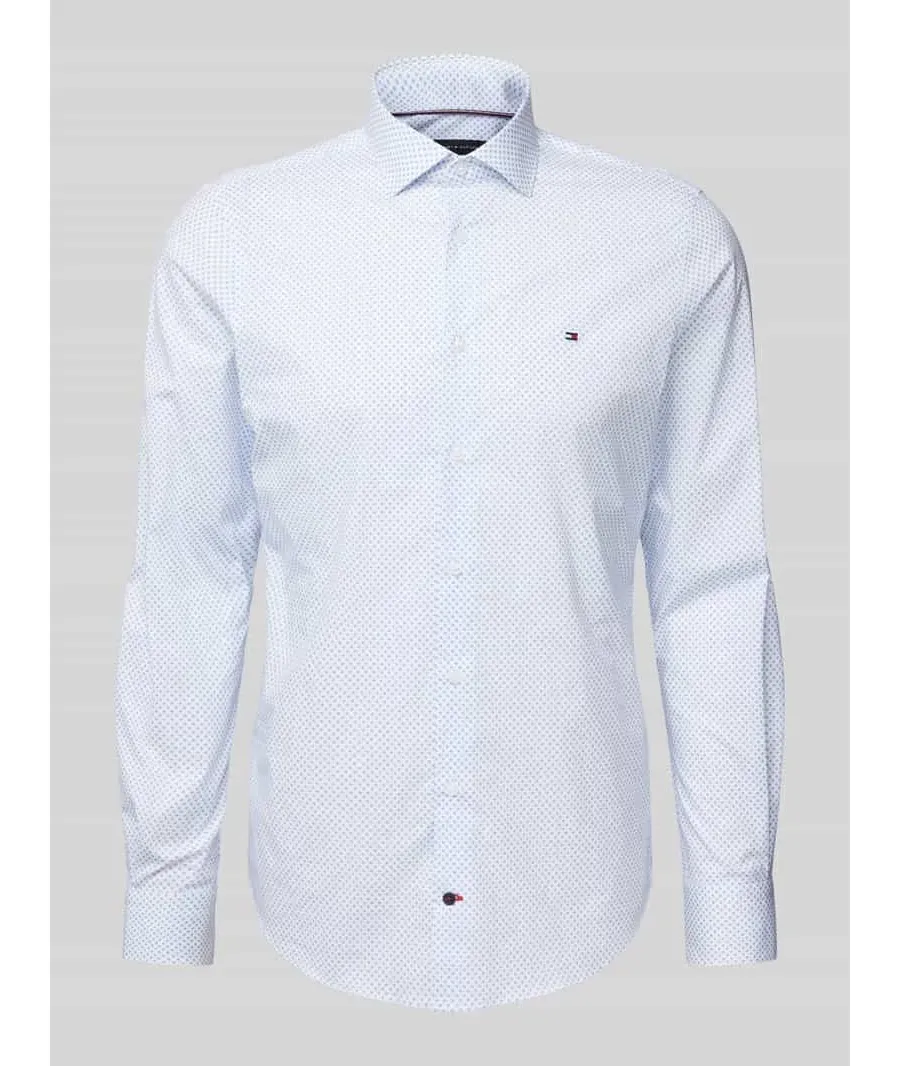 obrazek 1 Koszula biznesowa o kroju slim fit z listwą guzikową
