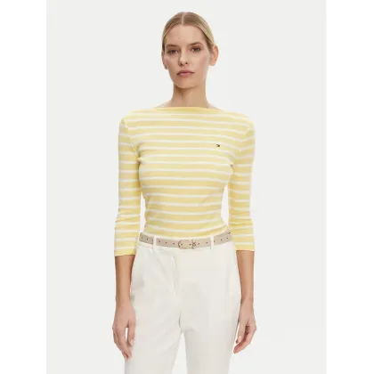 Zdjęcie Tommy Hilfiger Bluzka New Cody WW0WW40589 Żółty Slim Fit