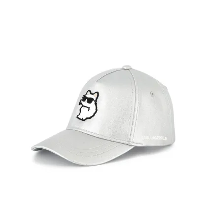 Zdjęcie KARL LAGERFELD Czapka z daszkiem Z30392 Szary