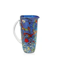 Picture Wonderful Italian Murano glass jug (22 cm)