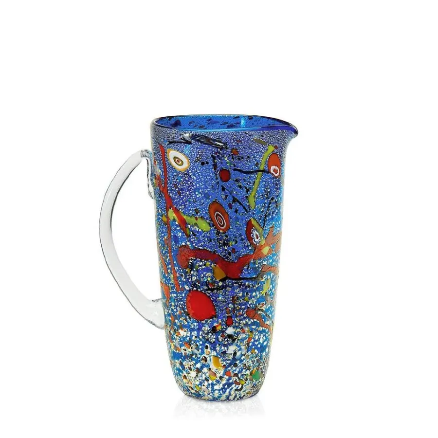 obrazek 1 Cudowny włoski dzbanek ze szkła murano (22 cm)