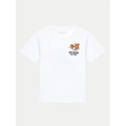 Zdjęcie Guess T-Shirt N5GI08 K8HM4 Biały Regular Fit