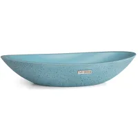Picture Prestigious washbasin 60 cm ORION SANDBLASTED – medium cobalt blue, without decor, matte varnish