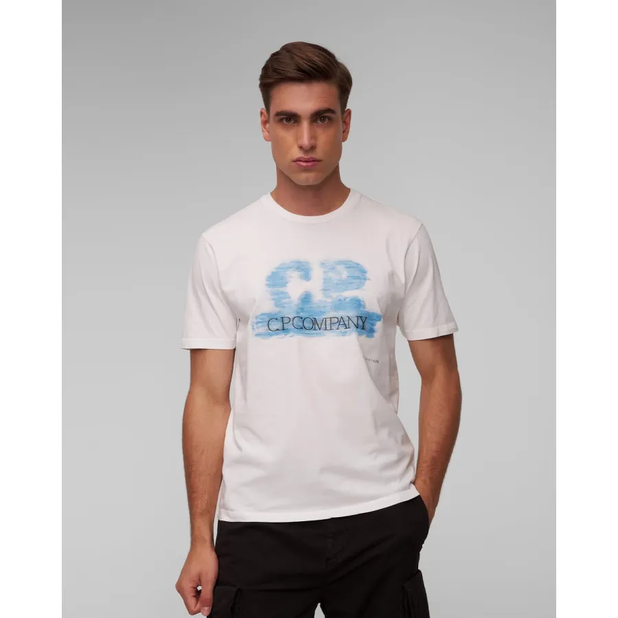 obrazek 1 Zielony T-shirt Męski C.p. Company CP Company