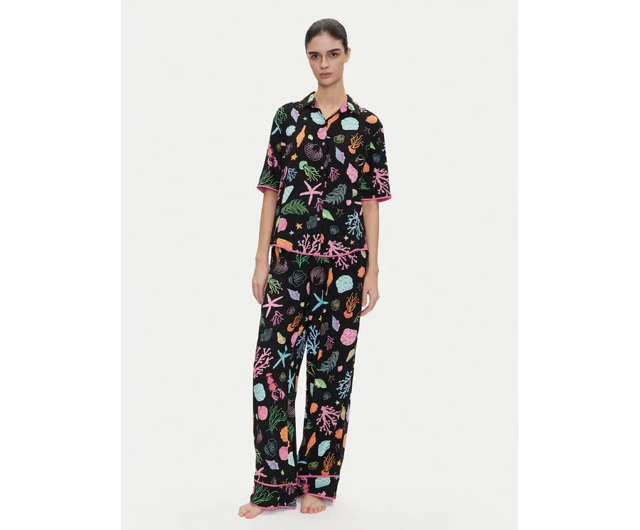 obrazek 1 Kate Spade Piżama KSI92748 Czarny Regular Fit