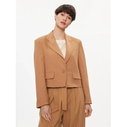 Zdjęcie Weekend Max Mara Marynarka Cantico 2415041062 Brązowy Regular Fit
