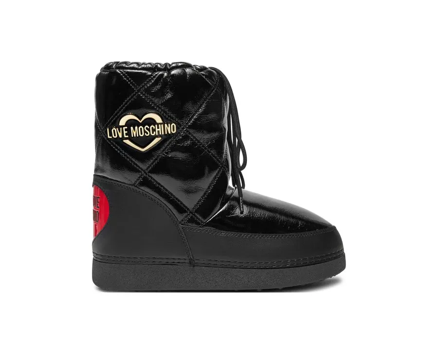 obrazek 1 LOVE MOSCHINO Śniegowce JA24982G0LEB1000 Czarny