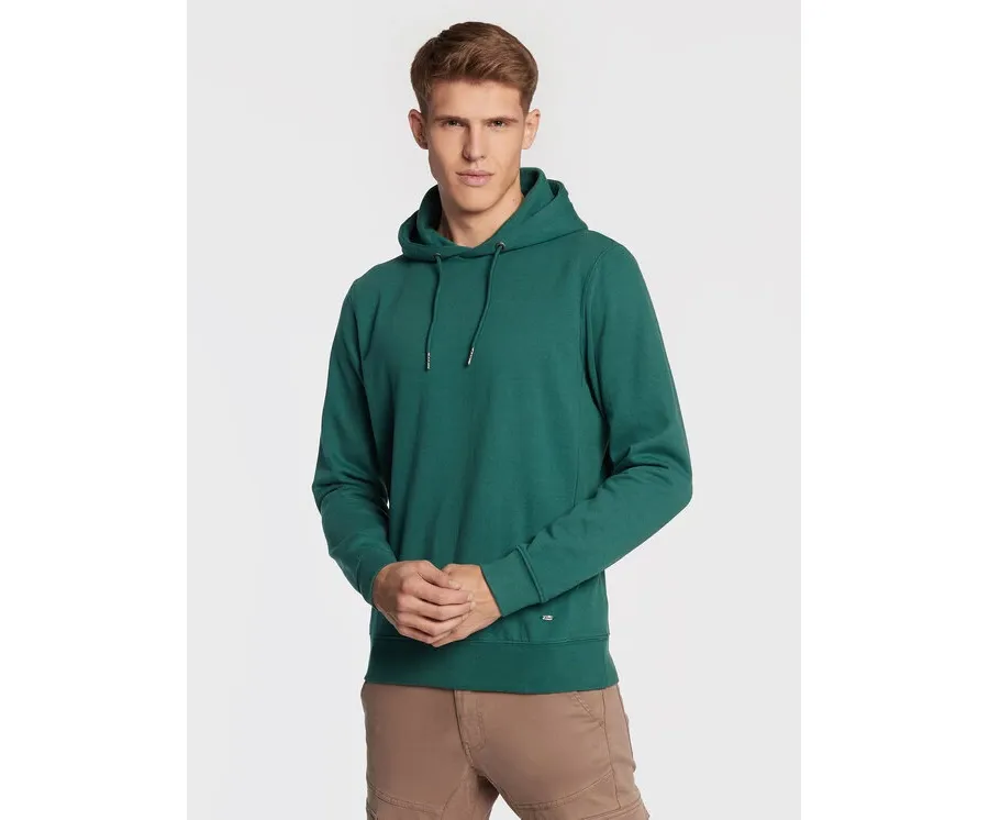 obrazek 1 Petrol Industries Bluza M-3020-SWH003 Zielony Regular Fit