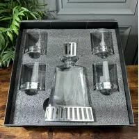 Zdjęcie Zestaw do whisky Monaco - karafka + 4 szklanki