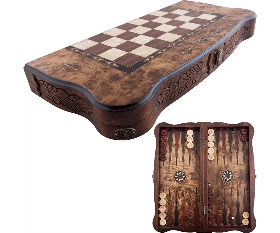 obrazek 1 Piękny zestaw do gry Backgammon - Helena Woodart