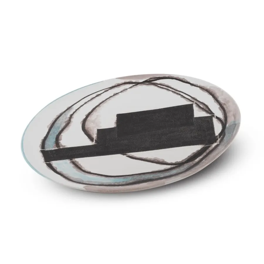 obrazek 3 Duży talerz ceramiczny h.2x36x36 cm