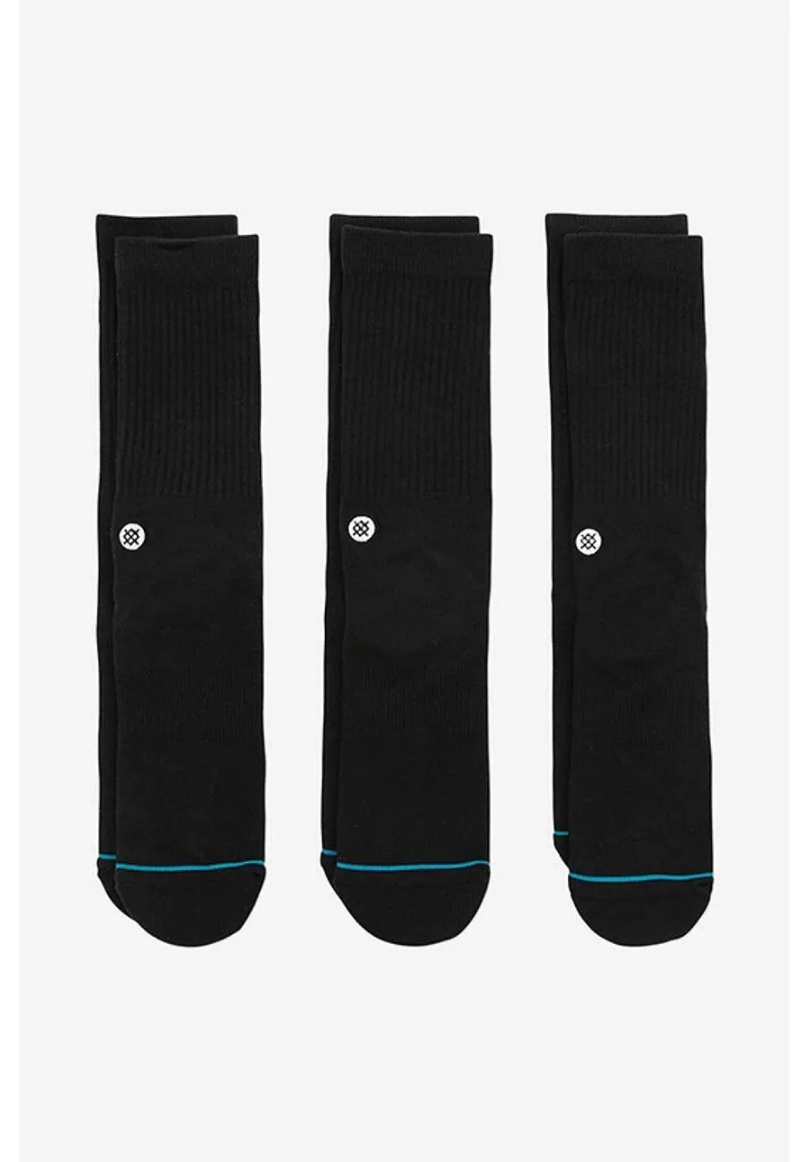 obrazek 1 Stance skarpetki Icon 3-pack kolor czarny M556D18ICP-WHT