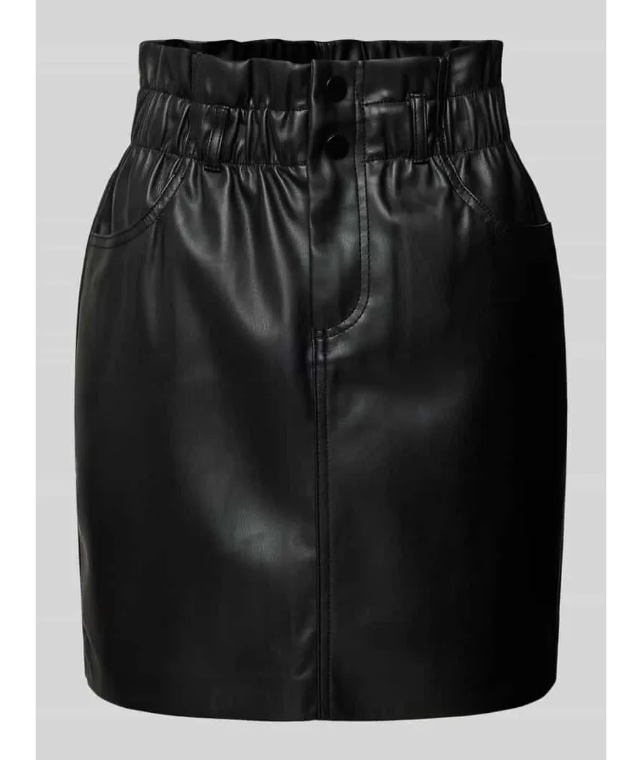 obrazek 1 Spódnica mini z imitacji skóry model ‘AIYA-MIRI’