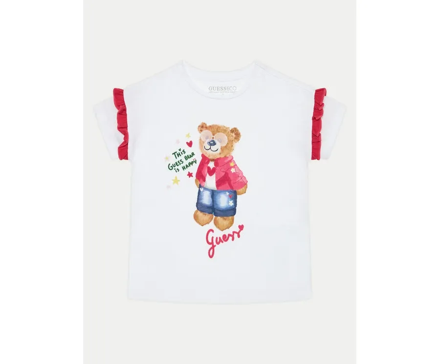 obrazek 1 Guess T-Shirt K5RI12 K6YW4 Biały Regular Fit