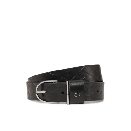 Zdjęcie Calvin Klein Pasek Damski Ck Metal Round Buckle 2.5_Braid K60K613152 Czarny