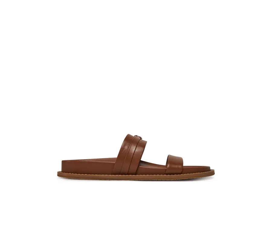 obrazek 1 MICHAEL Michael Kors Klapki Mandy Flat Sandal 40S5MAFS2L Brązowy