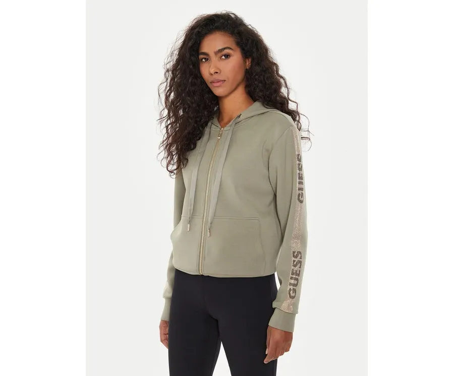 obrazek 1 Guess Bluza W4YQ22 KBYE2 Zielony Regular Fit