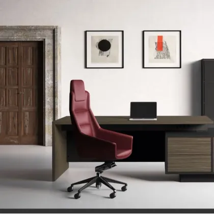 Zdjęcie Niezwykłe biurko gabinetowe w 3 wariantach wykończeniowych