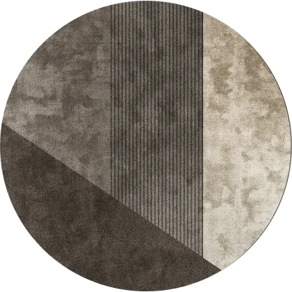 Picture Elegant round carpet for prestigious offices - Prof