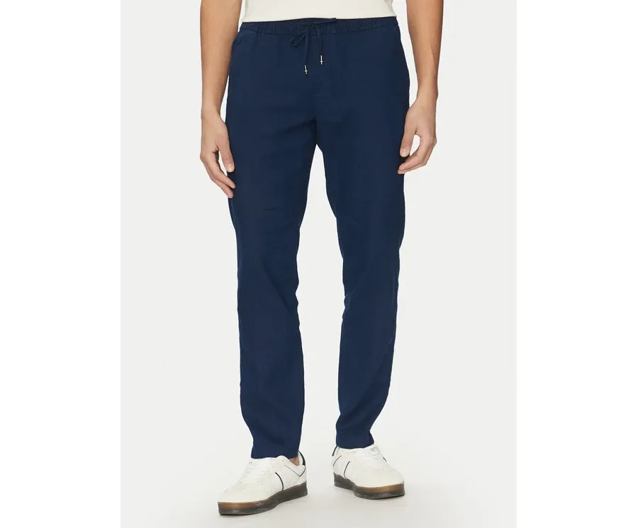 obrazek 1 Tommy Hilfiger Spodnie materiałowe Harlem MW0MW38801 Granatowy Slim Fit