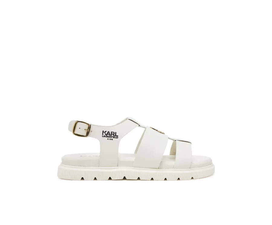 obrazek 1 Karl Lagerfeld Kids Sandały Z30372 S Écru