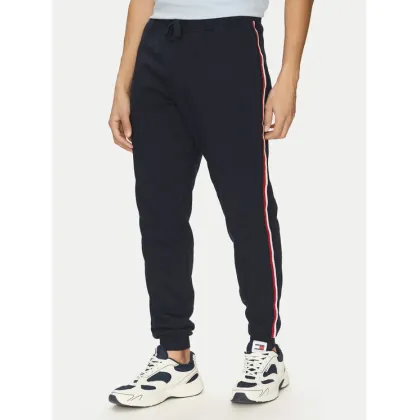 Zdjęcie Tommy Hilfiger Spodnie dresowe Global Stripe MW0MW38696 Granatowy Regular Fit