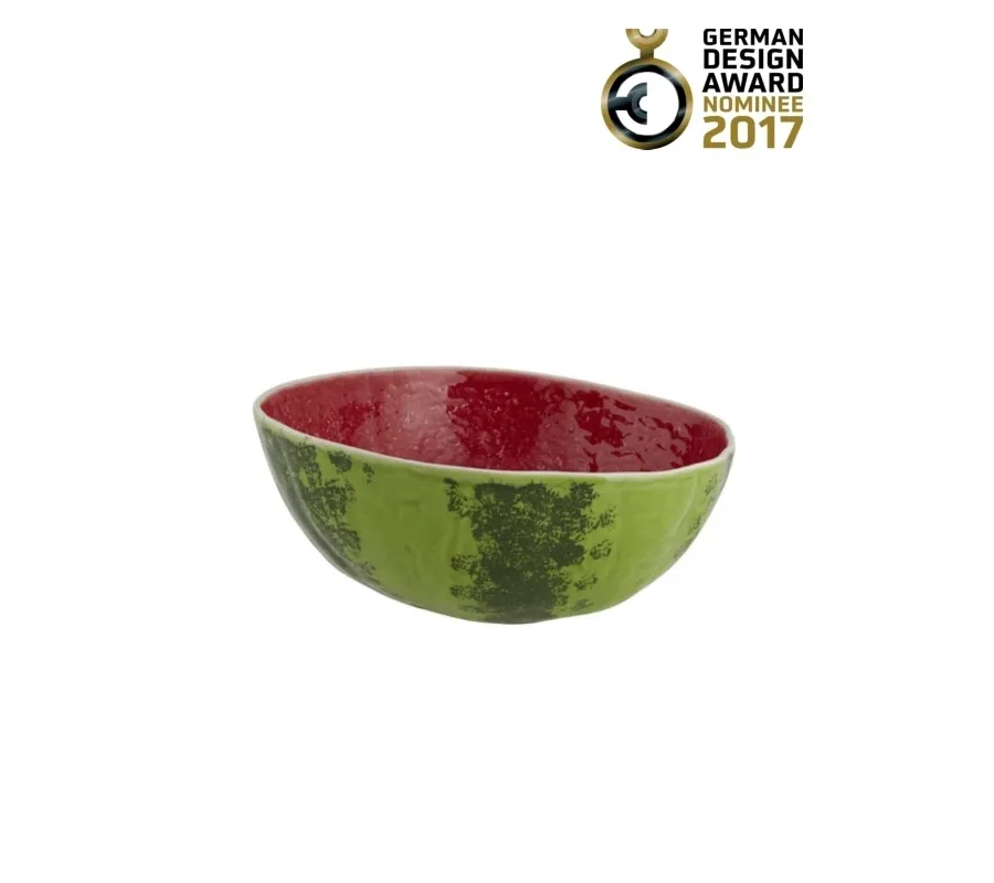obrazek 1 Unikalna miska arbuzowa wykonana przez portugalskiego producenta - Bordallo Pinheiro
