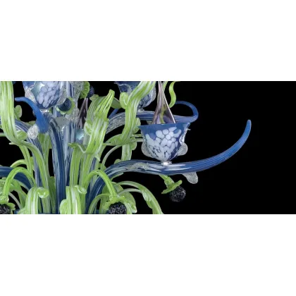 Picture Luxurious sculpture chandelier made of Murano glass - Vetreria Artistica Rosa