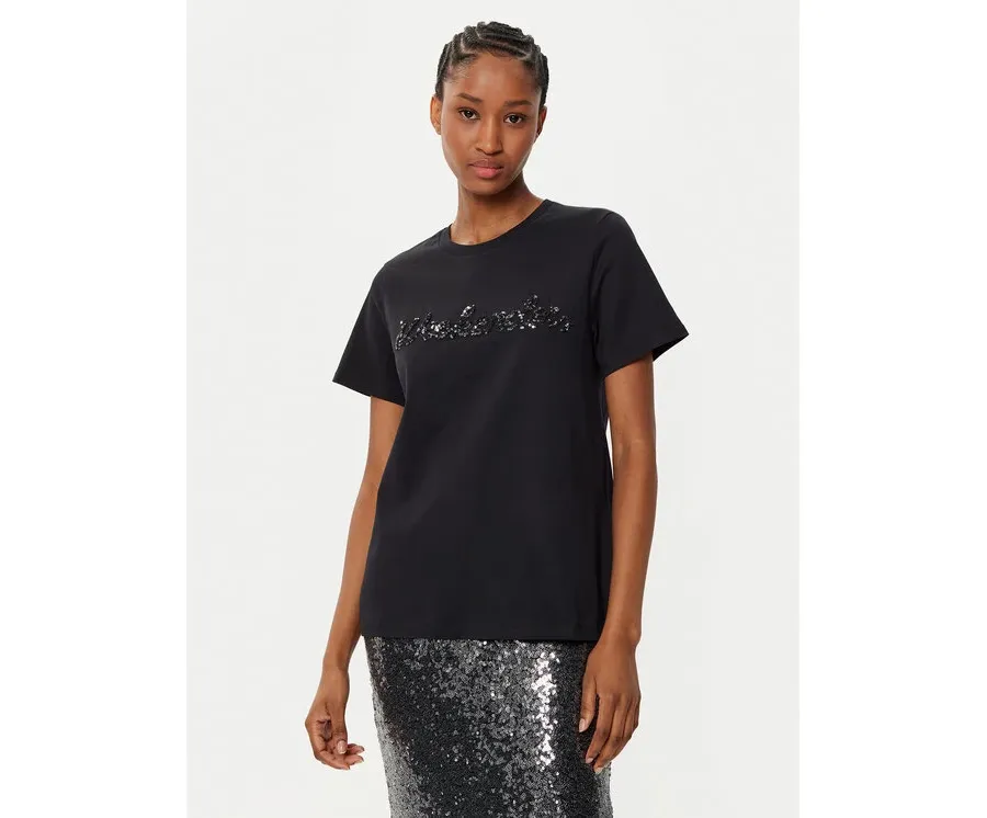 obrazek 1 Weekend Max Mara T-Shirt Vello 2515971051 Czarny Regular Fit