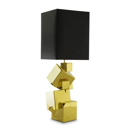 Zdjęcie Lampa ceramiczna z pirytu H.47xL.22xP.22 cm