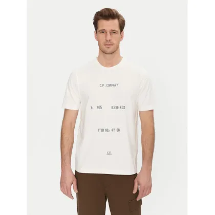 Zdjęcie C.P. Company T-Shirt 18CMTS107A110301W Biały Regular Fit