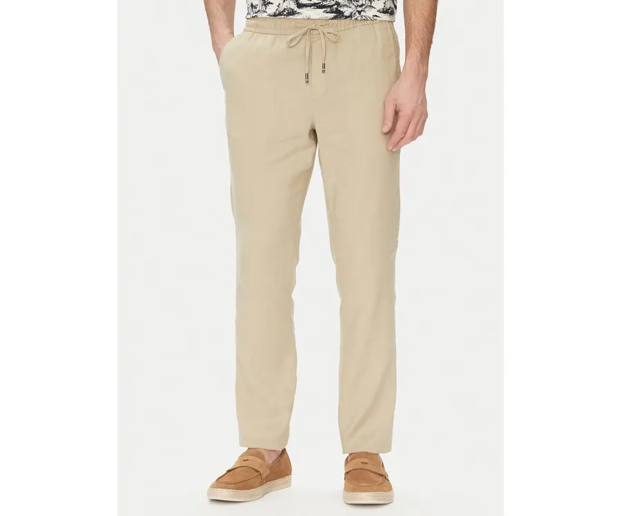 obrazek 1 Tommy Hilfiger Spodnie materiałowe Harlem MW0MW38801 Beżowy Slim Fit