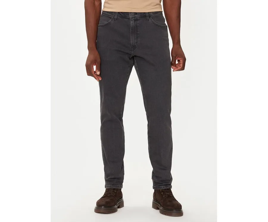 obrazek 1 Wrangler Jeansy River 112356783 Szary Tapered Fit