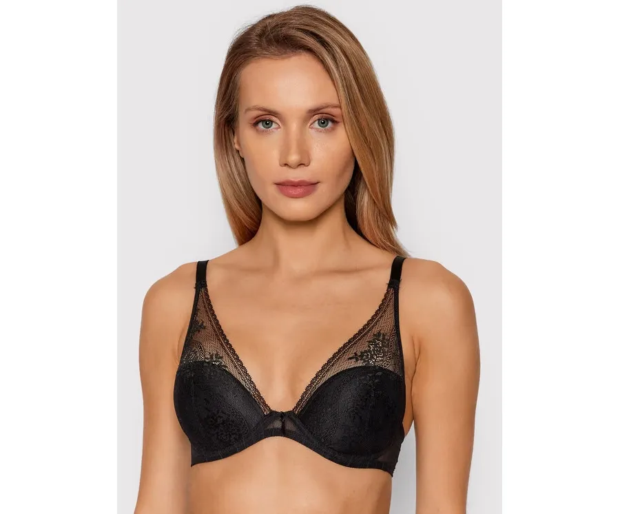 obrazek 1 Passionata Biustonosz z fiszbiną Maddie P47H20 Czarny