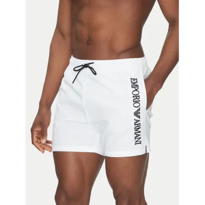 Zdjęcie Emporio Armani Underwear Szorty kąpielowe EM000583 AF12330 U0002 Biały Regular Fit