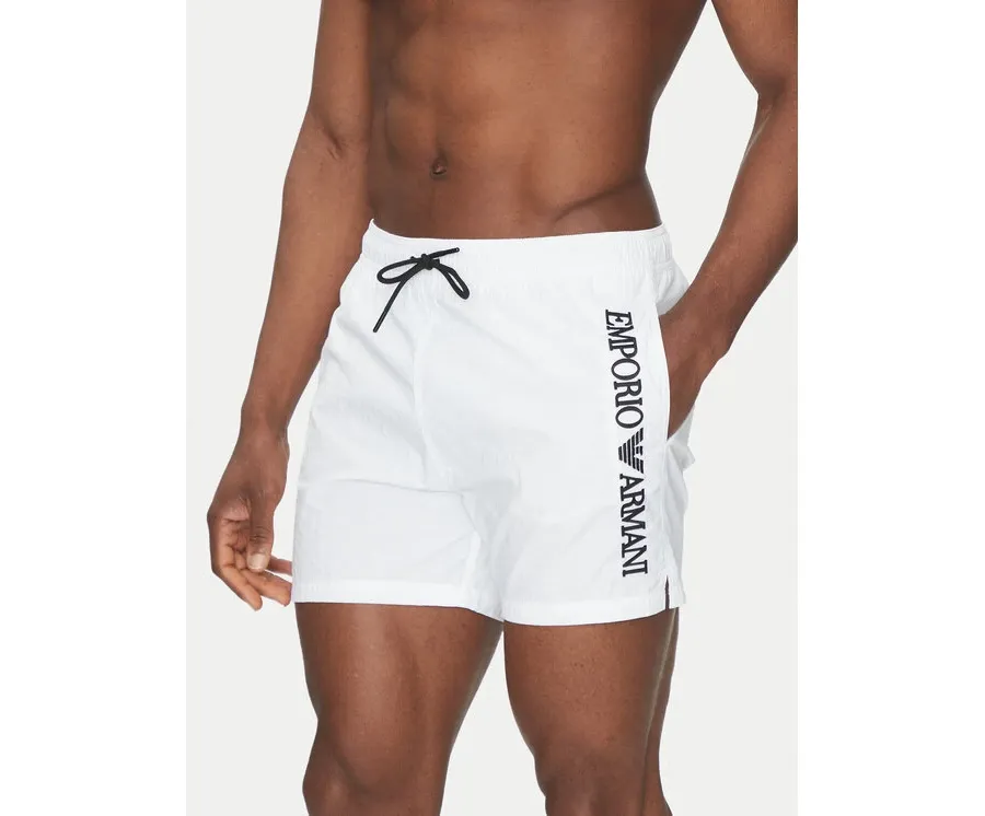 obrazek 1 Emporio Armani Underwear Szorty kąpielowe EM000583 AF12330 U0002 Biały Regular Fit
