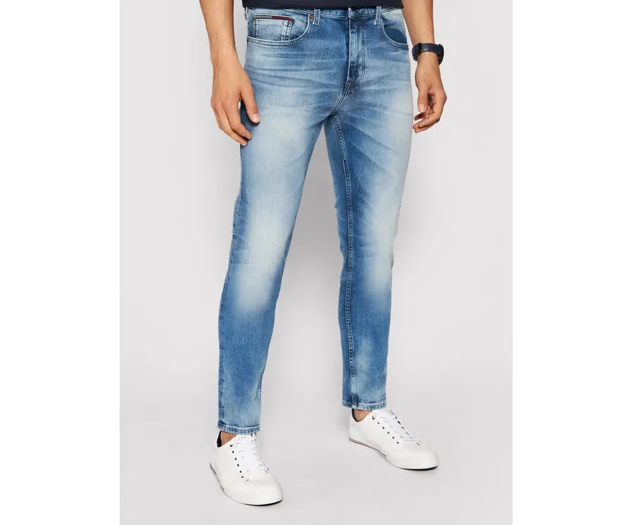 obrazek 1 Tommy Jeans Jeansy Austin DM0DM09555 Niebieski Slim Fit
