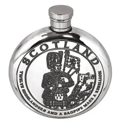 Zdjęcie Dekoracyjna piersiówka z Anglii - 170 ml