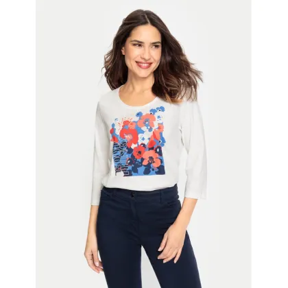 Zdjęcie Olsen Bluzka 11104768 Biały Regular Fit