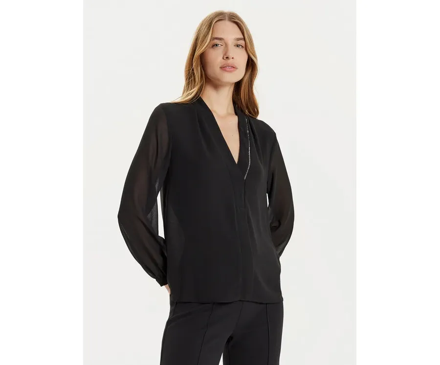 obrazek 1 Rinascimento Bluzka CFC0121170003 Czarny Regular Fit