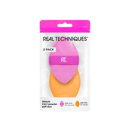 Zdjęcie Real Techniques Miracle Powder Puff Duo Gąbka do makijażu 1 szt.