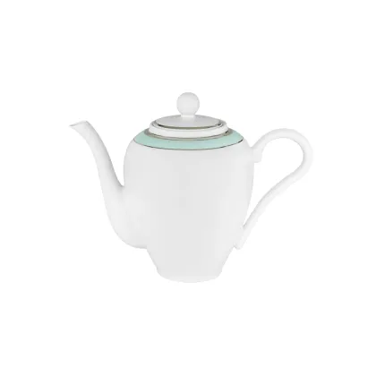 Zdjęcie Luksusowy dzbanek do kawy z kolekcji Ethereal Blue wykonany z najwyższej jakości porcelany - Porcel