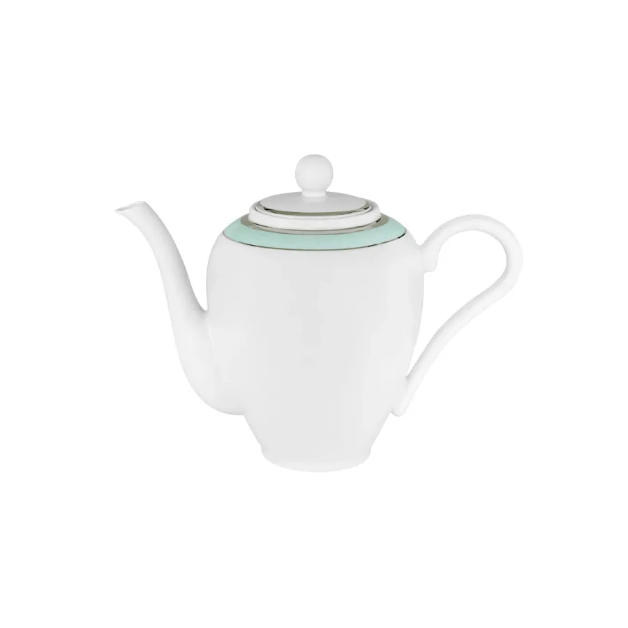 obrazek 1 Luksusowy dzbanek do kawy z kolekcji Ethereal Blue wykonany z najwyższej jakości porcelany - Porcel